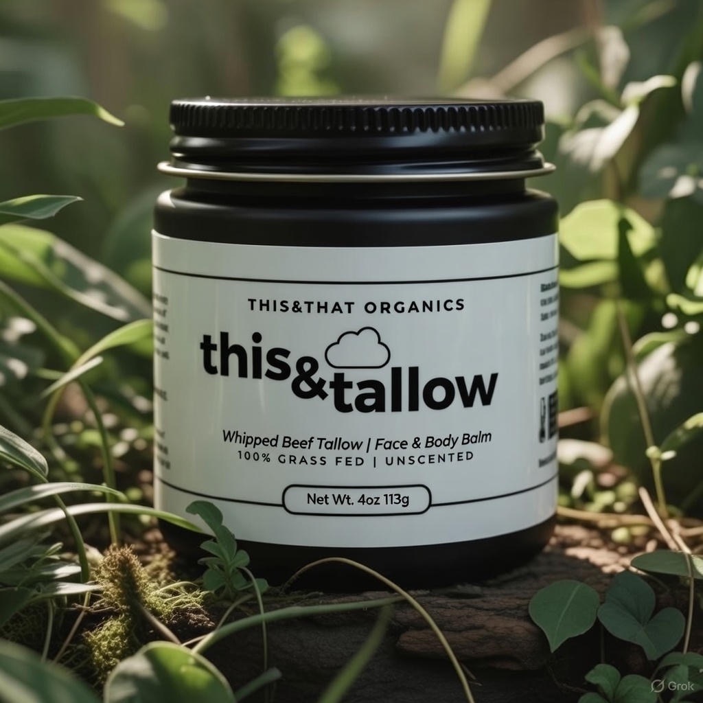 THIS&TALLOW Grass-Fed Beef Tallow Balm - Premium Product